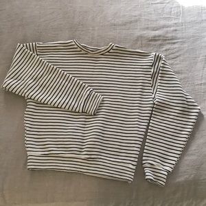 American Apparel black and white sweater XS